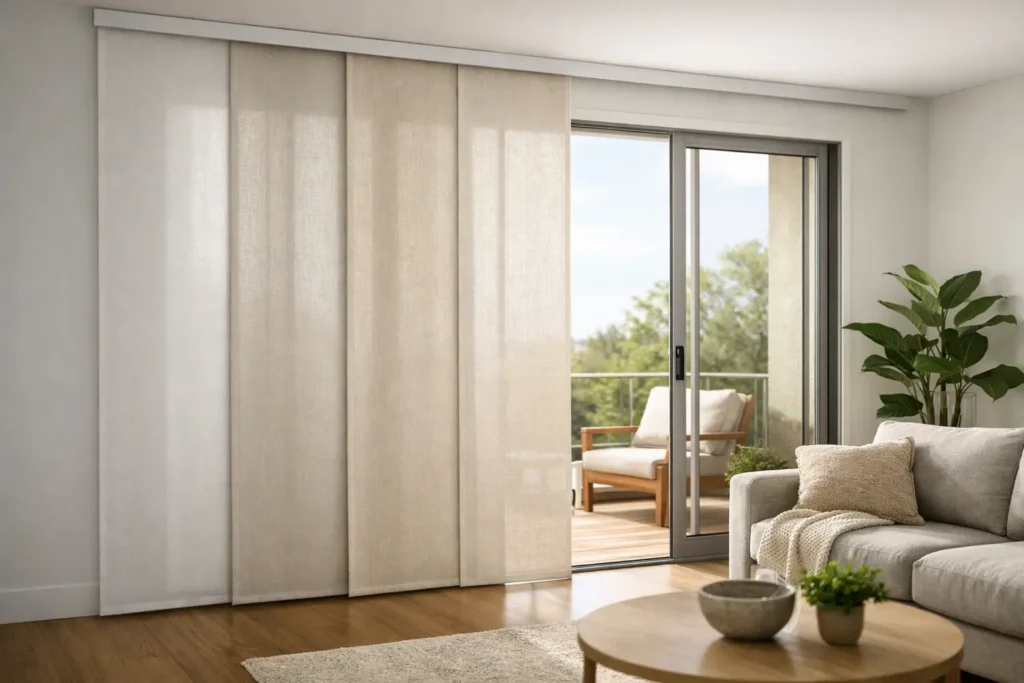 Cortina painel para porta balcão vale a pena?