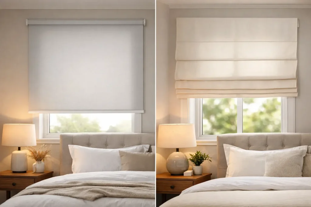 Rolô ou romana para quarto: qual escolher?