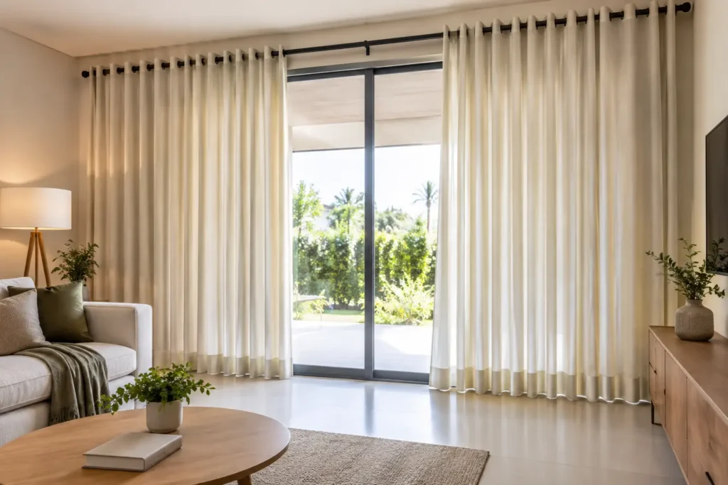 Melhores cortinas para portas grandes em casa